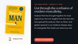 PepTalk’s featured book card for Honestly, Man: cut through the confusion of modern masculinity